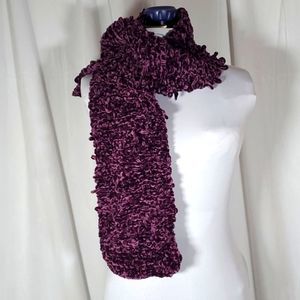 Purple Handmade Scarf.